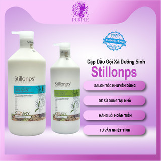 Dầu gội xả dưỡng sinh Stillonps 1000ml, giúp phục hồi, thư giãn, chống cảm cúm, đau đầu - Purple