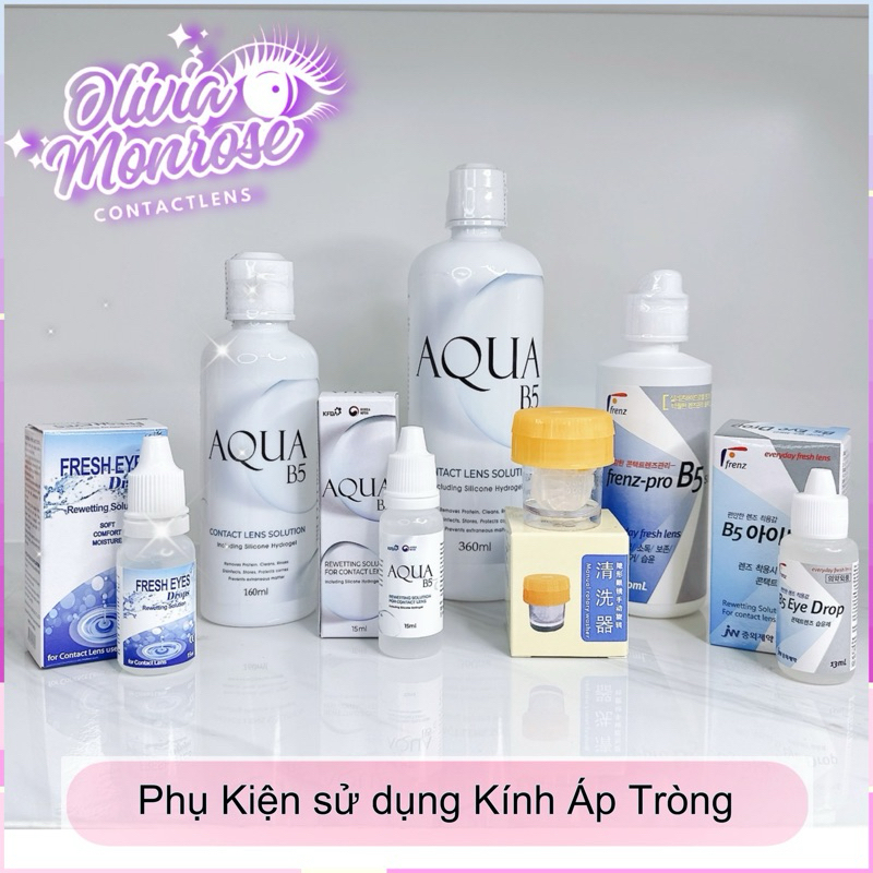 Nước Ngâm kính - Nhỏ mắt lens [ Phụ kiện lens ]
