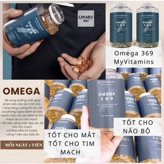Viên uống omega 3-6-9 myvitamins - 120v