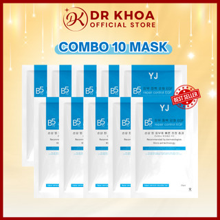 Combo 10 miếng mặt nạ b5 yuejin b5 egf mask - mặt nạ cấp ẩm, phục hồi và dịu da
