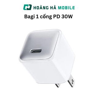 Củ sạc nhanh bagi 1 cổng pd 30w - chính hãng