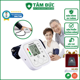 Máy đo huyết áp điện tử FUSAKA FS-8E tự động thông báo kết quả bằng tiếng việt, đo lường chính xác
