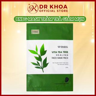 Mặt nạ tràm trà bnbg vita tea tree giảm mụn giảm dầu nhỏ lỗ chân lông