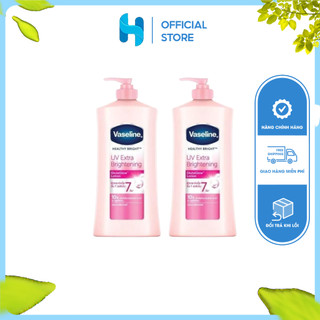 Dưỡng thể Vaseline healthy bright 10x lotion Thái Lan Chai 500ml