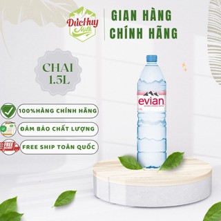 Nước suối Pháp EVIAN dung tích dạng chai 500_750_1500ml