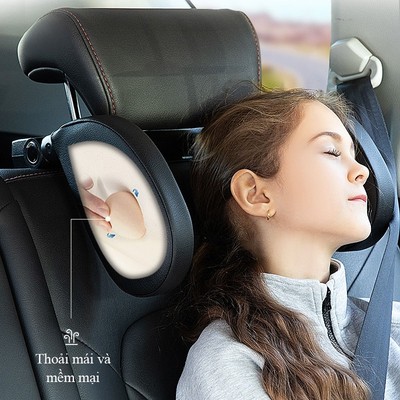 Gối tựa đầu ô tô MYT Gối tựa đầu hai bên ô tô chống mỏi cổ chất liệu cao su non mềm mại có thể tùy chỉnh gấp gọn