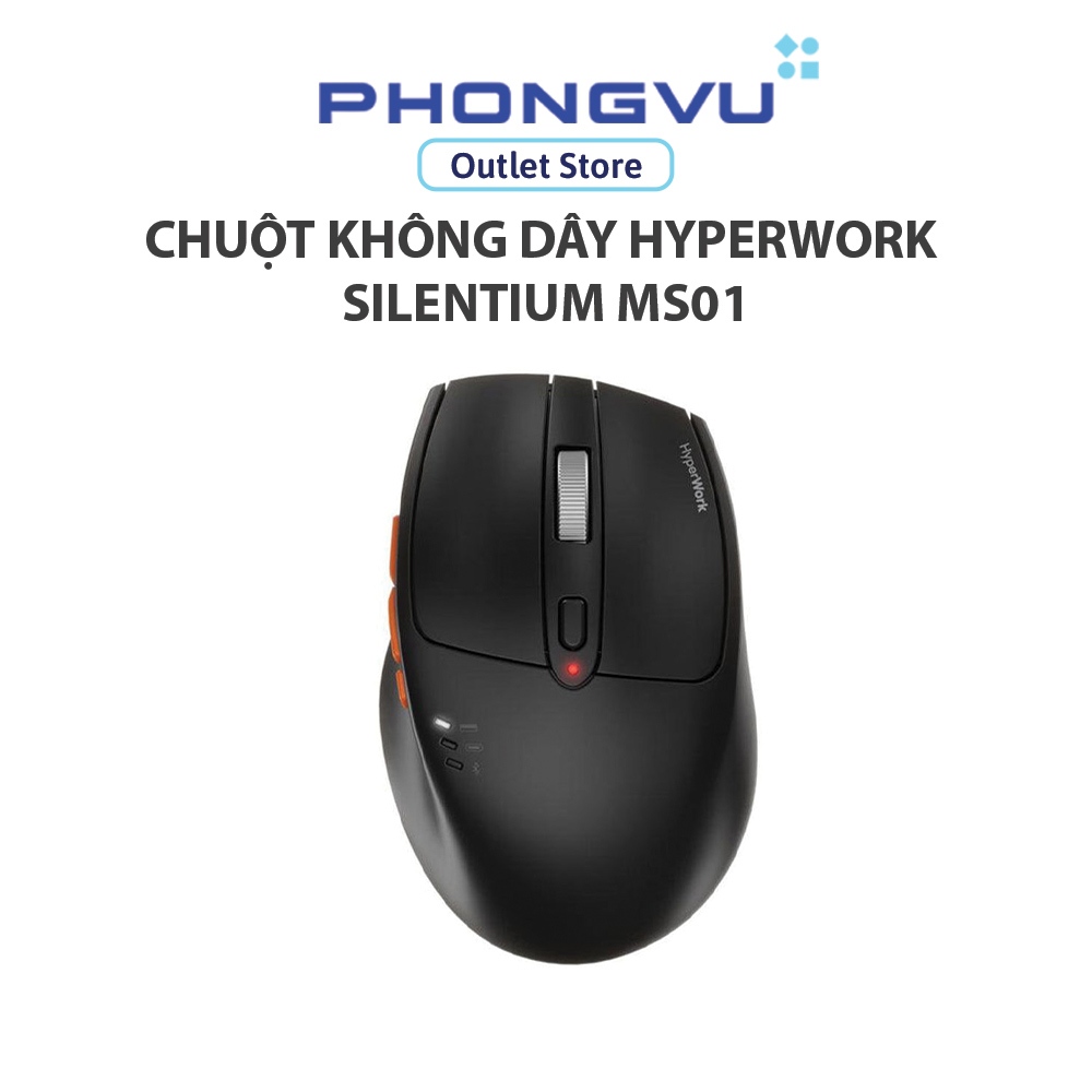 Chuột không dây HyperWork Silentium MS01 - Bảo hành 12 tháng