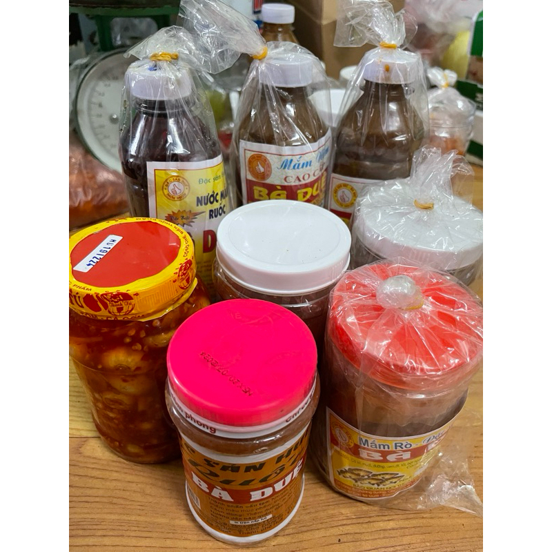 Mắm Huế Bà Duệ đầy đủ các loại
