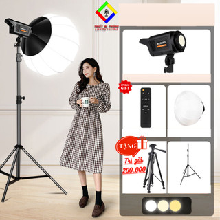 Bộ đèn livestream, quay phim, chụp ảnh studio hình Cầu Bediro BD-400S chiếu sáng chuyên nghiệp