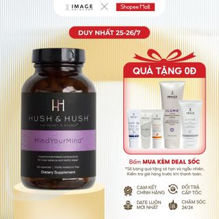 Viên uống cải thiện giấc ngủ, giảm căng thẳng Hush & Hush Mind Your Mind 30 viên IM-H&HMYM30