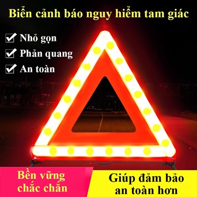 Biển phản quang cảnh báo nguy hiểm MYT biển Tam giác phản quang cảnh báo cảnh báo từ xa khi xe gặp sự cố bảo đảm an toàn