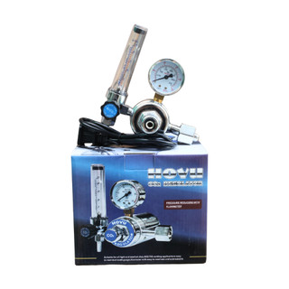 Đồng hồ khí CO2 HOVU 36v, 110v, 220v điều áp khí hàn Mig