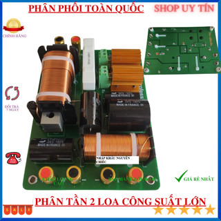 Mạch phân tần 2 đường tiếng jbl có cọc nhấn công suất lớn cho các loại bass giá 1 mạch