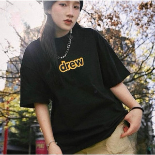 ÁO THUN UNISEX FOM RỘNG IN CHỮ VÀNG UNI DREW