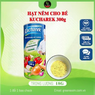 Hạt Nêm Rau Củ Hữu Cơ Kucharek, Hạt Nêm Ăn Chay, Hạt nêm cho bé nhập khẩu Đức (300g)