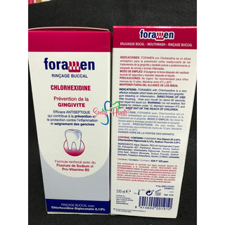 Nước súc miệng kháng khuẩn Foramen 250ml