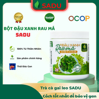 Bột đậu xanh rau má Detox Sadu lọ 200g