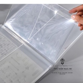 Sổ sicker , sổ đựng sticker trong suốt