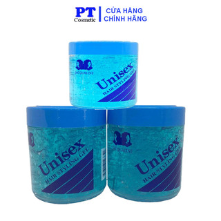 Gel vuốt tóc unisex Jacqualine 340gr/150g/80g (Blue)