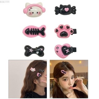 Kẹp tóc mèo mini dễ thương kẹp tóc barrettes cho nữ y2k k324