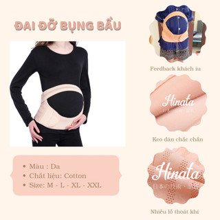 Đai nâng đỡ bụng bầu giảm đau lưng và bảo vệ cột sống Hinata DBB01
