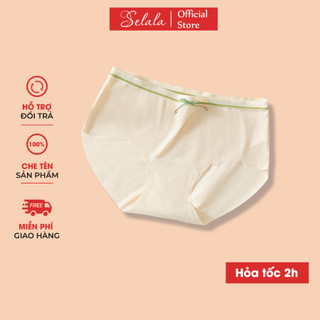Quần Lót Su Selala Không Viền Cạp Nơ Đáy Kháng Khuẩn Mềm Nhẹ QS39