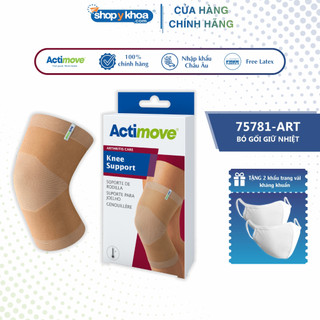 Bó gối giữ nhiệt actimove knee support, màu da . nk châu âu