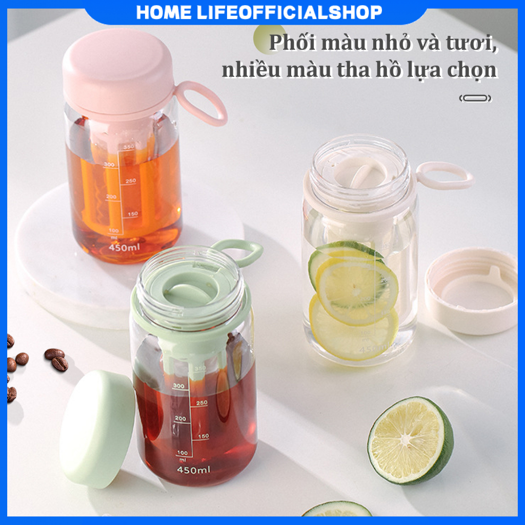 [📢Free shipping🕹️] Bình pha cà phê cold brew 600ml Bình ủ lạnh cafe nhựa cao cấp Bình ủ trà cold bre