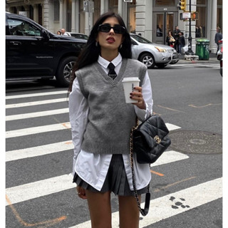 [pre-order] RANDOMBEIBEI ÁO LEN GILE NAM NỮ PHONG CÁCH VINTAGE, DARK ACADEMIA, PREPPY UNISEX