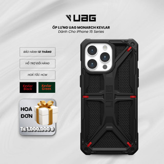 Ốp lưng uag monarch kevlar cho iphone 15 pro/ 15 pro max