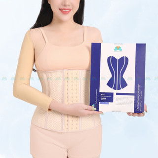 Đai nịt bụng Marenal, Latex 25 xương giảm mỡ bụng, siết eo thon gọn sau sinh