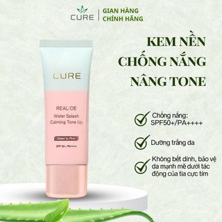 Kem nền chống nắng, nâng tone, cấp ẩm 3in1 Cure 40G