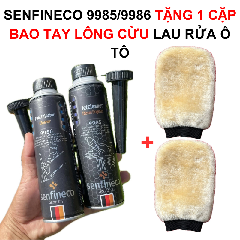 Senfineco 9985/9986 Vệ Sinh Kim Phun Buồng Đốt, Súc Béc Xăng, Súc Béc Dầu Diezel 300 Ml nhập khẩu Đức