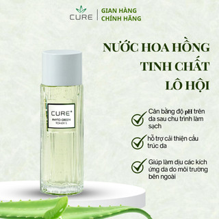 Nước Hoa Hồng Tinh Chất Lô Hội, Cấp Ẩm, Sáng Da CURE PHYTOGREEN TONER S 130ml Cấp Ẩm Sáng Da