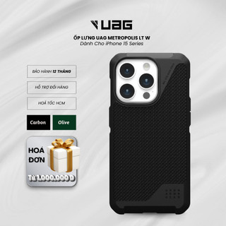 Ốp lưng uag metropolis lt w sạc từ tính bám dính cho iphone 15 pro/ 15 pro max