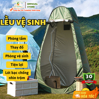 Lều thay đồ tự bung dễ dàng gấp gọn mang theo, lều vệ sinh tắm wc ngoài trời kín đáo du lịch camping