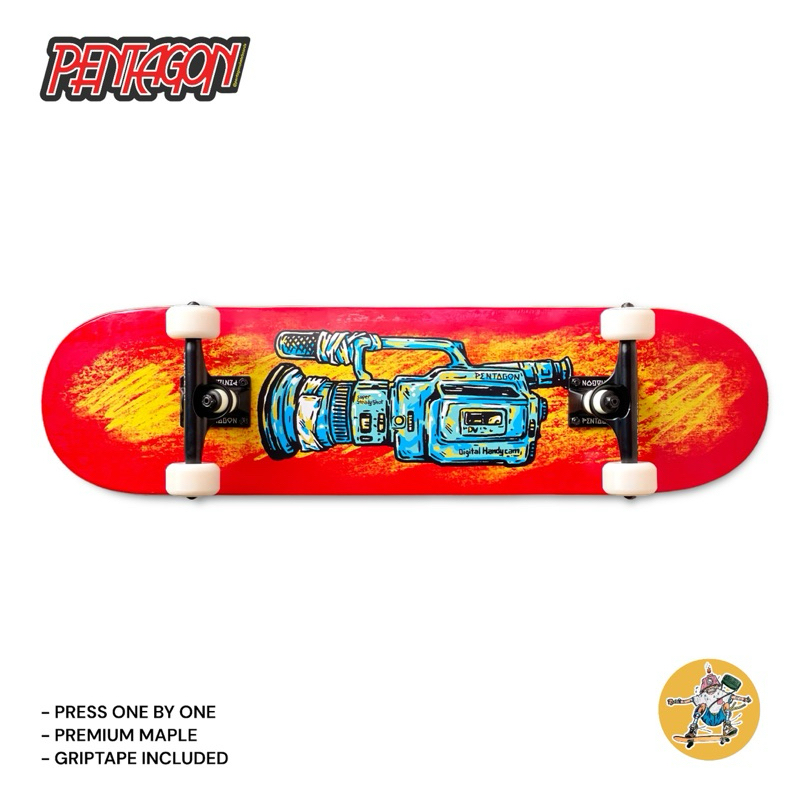 Ván Trượt Skateboard PENTAGON HANDYCAM CUSTOM COMPLETE
