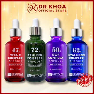 Tinh chất serum histolab hyaluron 62%, vita c 47% cấp ẩm, phục hồi, dưỡng trắng da
