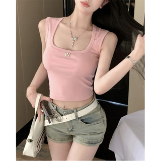 Áo thun ba lỗ form ôm chất co giãn TiQi Jeans A118