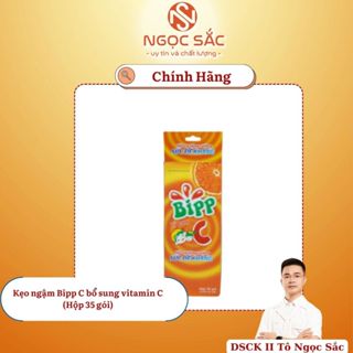  Viên ngậm Bipp C DHG Pharma vị cam hỗ trợ tăng cường sức đề kháng  35 gói  