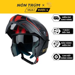 Nón bảo hiểm fullface Royal M179 tem chính hãng tại Nón Trùm