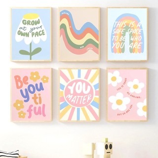 Tranh Canvas NEW1203  Phong Cách Dễ Thương CuteTrang Trí Phòng Trẻ Em, Phòng Nữ, Phòng Ngủ