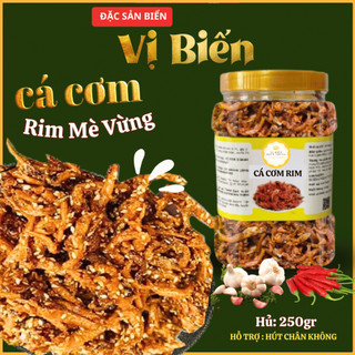  Cá Cơm Rim Mè Tẩm Vị Vị Biển Foods Hải Sản Khô Chế Biến Sẵn Thơm Ngon Hủ 250gr 