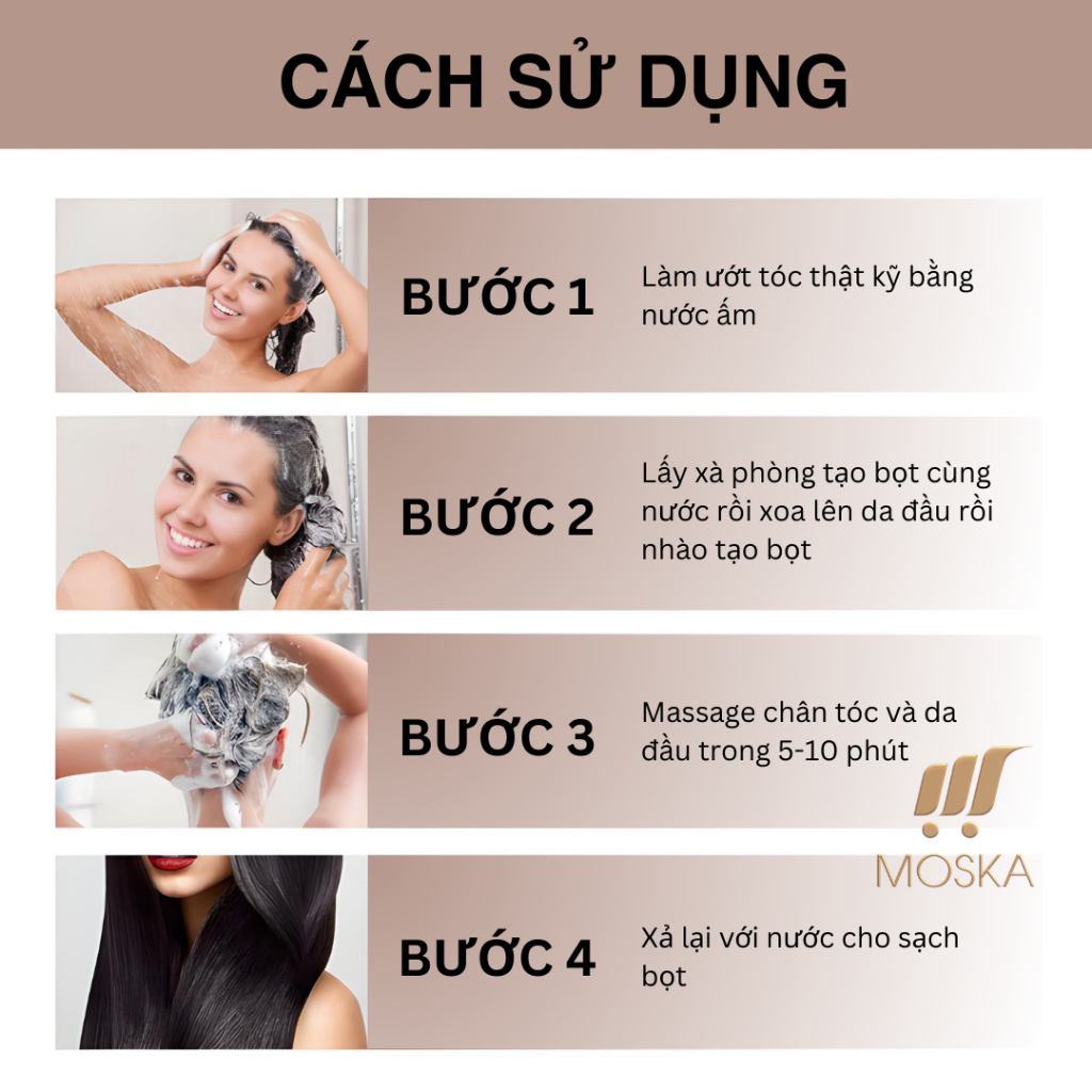Xà Phòng Thảo Dược Phủ Bạc JAYSUING, Xà Bông Thảo Dược Đen Tóc Tự Nhiên, Bóng Mượt| Moska Shop