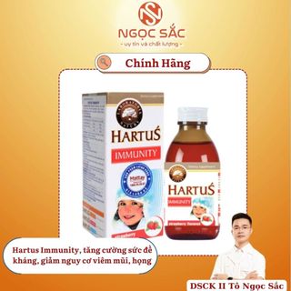 [Chính Hãng] Hỗ trợ tăng cường sức đề kháng cho trẻ - Siro Hartus Immunity,Nhà Thuốc Ngọc Sắc