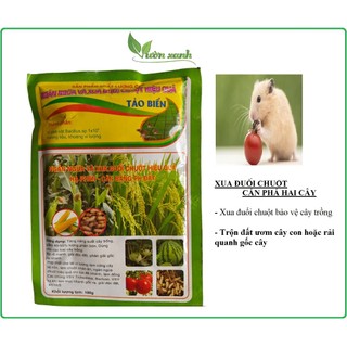 Chế phẩm hữu cơ sinh học XUA ĐUỔI CHUỘT (100gr/ chai 240ml) bảo vệ vườn cây, kho bãi