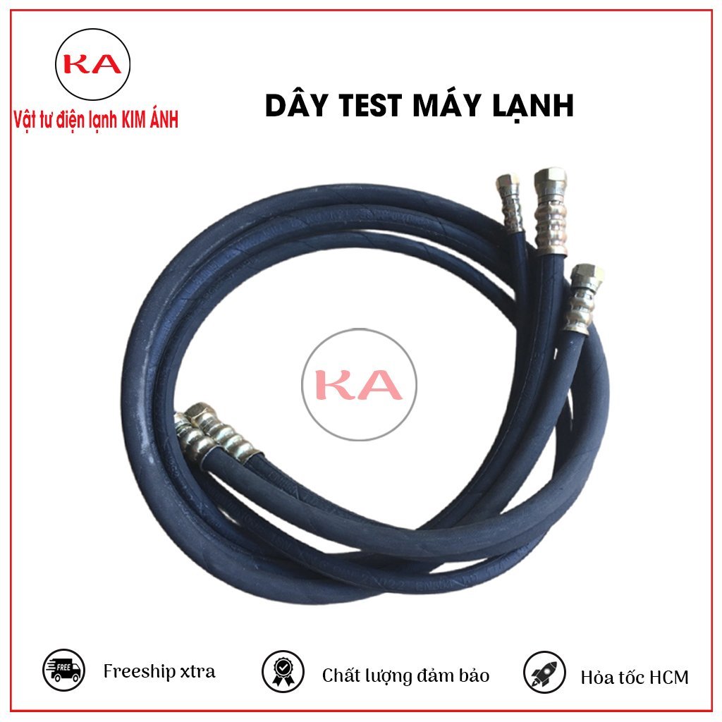 Dây thử máy điều hòa, dây test gas phi 6 phi 10 phi 12