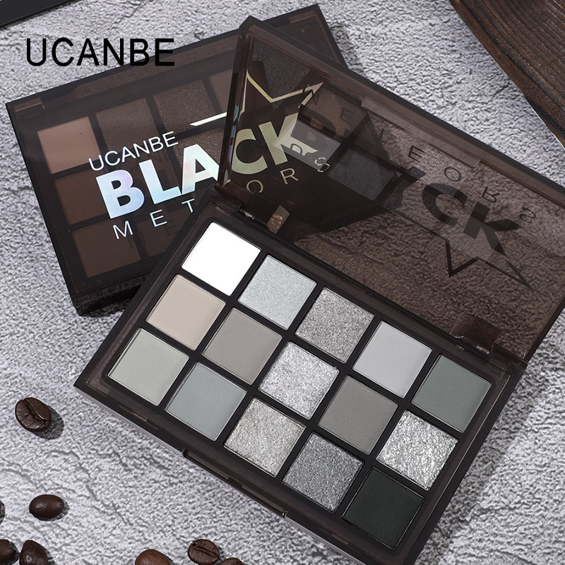 Bảng Phấn Mắt UCANBE 15 ô màu ( đen )h