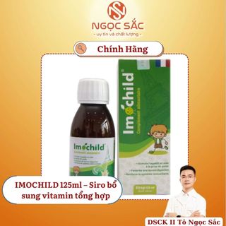 [Chính Hãng] Siro IMOCHILD trẻ em - Hỗ trợ tăng cường sức đề kháng, trẻ biếng ăn,NHÀ THUỐC NGỌC SẮC
