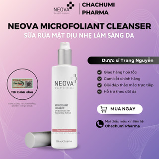 Sữa Rửa Mặt Dịu Nhẹ Làm Sáng Da Neova Microfoliant Cleanser 250ml